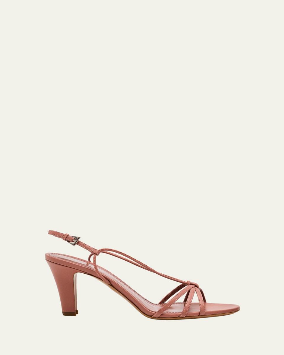 Bianca Strappy Leather Slingback Sandals
